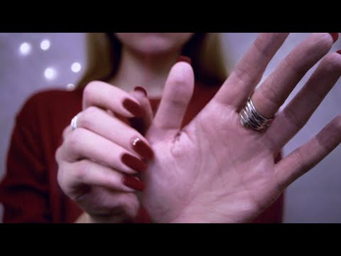 ASMR Hypnosis Hand Movements No Talking | Visual Triggers & Rain Sounds