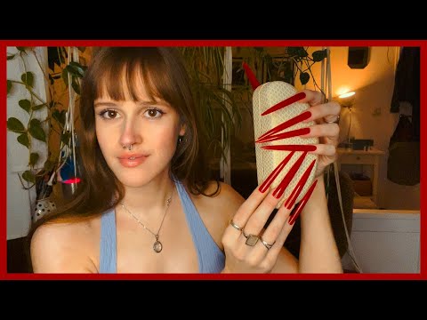 ASMR | extremely LONG NAILS tapping on random things [german | deutsch]