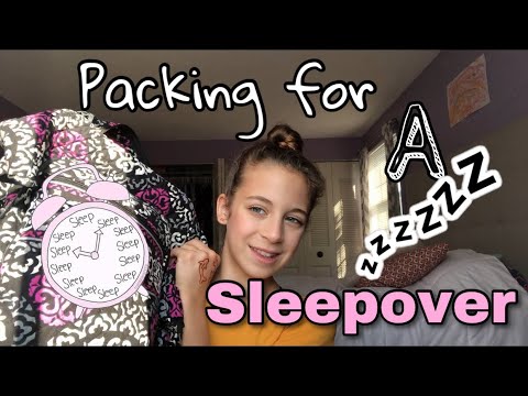 Pack with me for a SLEEPOVER AND SHOPPING!!!