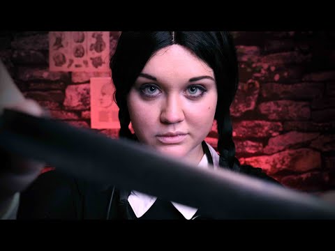 ASMR Wednesday Addams Experiments on You (Mad Scientist Personal Attention)