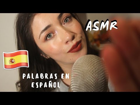 ASMR Argentina🇦🇷 describiendo Palabras ESPAÑOLAS | Palabras detonantes🎑🇪🇸 ft Asmr con elena🌾