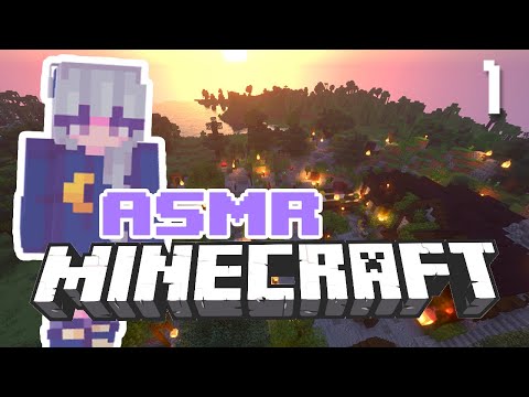 ASMR minecraft | Un nouveau monde 🌍🔥 L'aventure du dragon ~ GAMING asmr