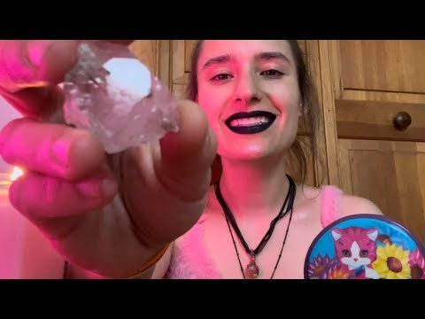My first #ASMR May 1st ASMR🍒🧚🏻‍♀️ whisper rambling/ tapping/ crystals/ candle/ water sounds etc..