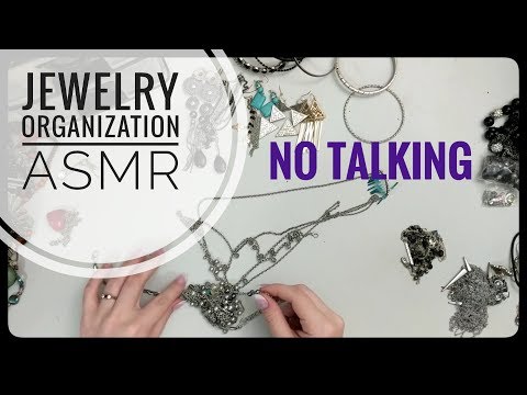 Jewelry Organization ASMR (No Talking)