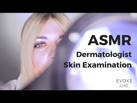 ASMR Dermatologist Skin Exam | Soft Spoken/Whispered, Penlight, Latex Gloves, Personal Attention