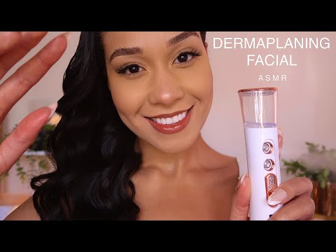 ASMR Tingly Dermaplaning And Face Steaming Facial | Pampering You For Sleep
