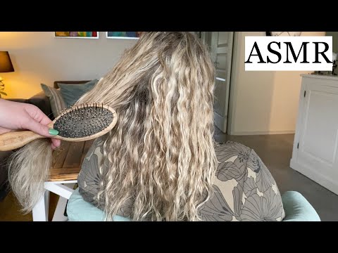 ASMR | Relaxing Detangling Sounds & Braiding (hair play, no talking)
