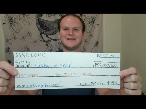 ASMR - Congratulations You Won the Lottery - Roleplay, Paper Shuffle, Whisper