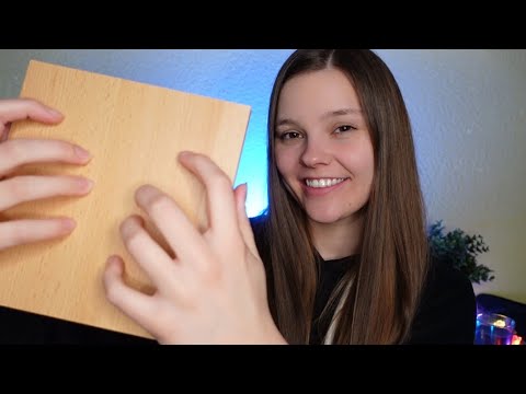 One Minute ASMR - Tingly Wood Tapping & Scratching