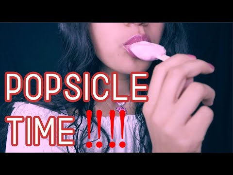 Azumi Enjoys Her Snack! | Froyo Popsicle ASMR Licking & Mouth Sounds! 🍬