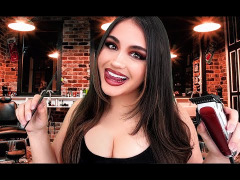 ASMR| Peaches Flirty Southern Barber Shop Role Play! First time? Come on in 💋