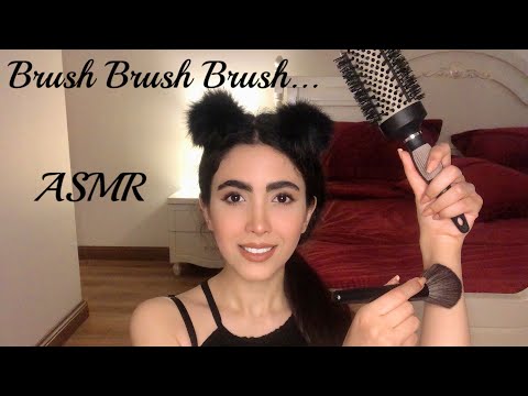 ASMR | Brushing And Combing My Skin (Hands,Face,Neck),(For When You Can’t Fall Asleep) 💤