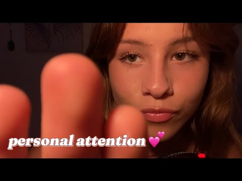 ASMR whispering you to sleep 😴 (upclose personal attention & mouth sounds💖)