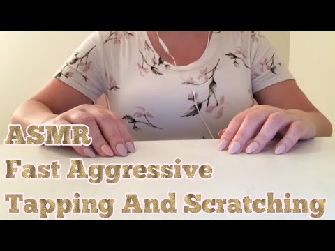 ASMR Fast Aggressive Tapping And Scratching