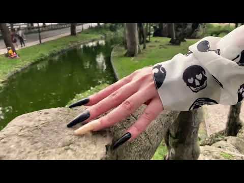 ASMR IN PUBLIC | real nature sounds 🌳🦜🕊🦩🐟