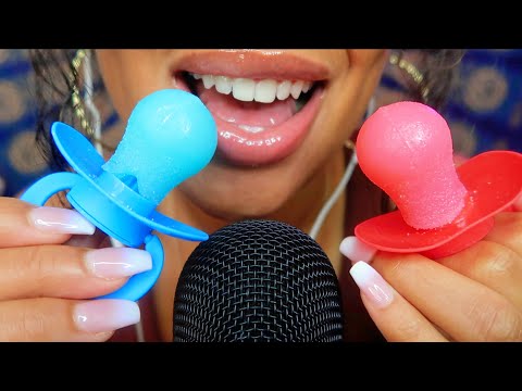 ASMR | SOUR PACIFIER CANDY | NO TALKING 💙❤️