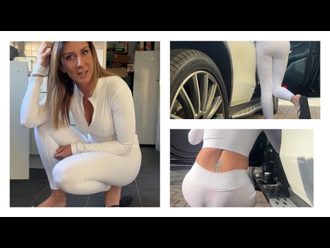 Clean My Car With Me - Clean My Mercedes - Housewife Car Cleaning - Outdoor Chores