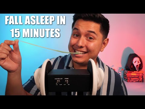 ASMR | I Will Make You Sleep in 15 Minutes or LESS! | 3dio Whispers & Gum