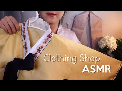 ASMR Korean Traditional Clothing Shop ✨ (Measuring, Dressing You & Hair Styling)