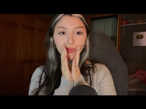 ASMR Tingly Inaudible Whispers 🫧 hand sounds, blanket on mic, mouth sounds