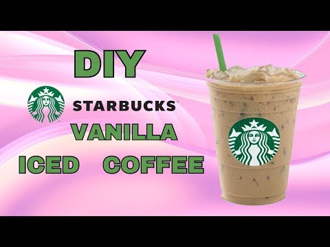 DIY Starbucks Vanilla Iced Coffee