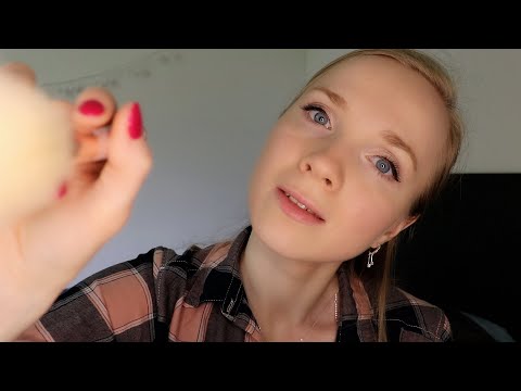 ASMR Face Brushing - Fast Relaxation ASMR SUOMI💤 #shorts