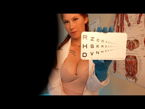 ASMR | Detailed Annual Eye Exam and Color Blindness Test (Ishihara test) 4K