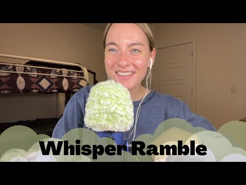 ASMR ✨ whisper ramble; I got caught in a flash flood & talking about pride