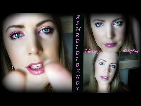 ASMR Roleplay Comforting Friend , anxiety relief ~ Face Massage