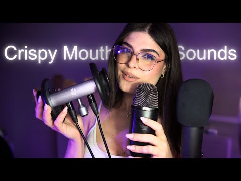 I MIEI MOUTH SOUNDS PREFERITI con 3 Microfoni Diversi 👄 Quale preferisci? (Crispy Mouth Sounds) ASMR
