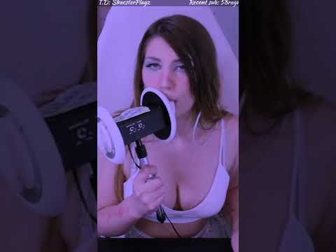 ASMR biting your ear, licking sounds, mouth sounds