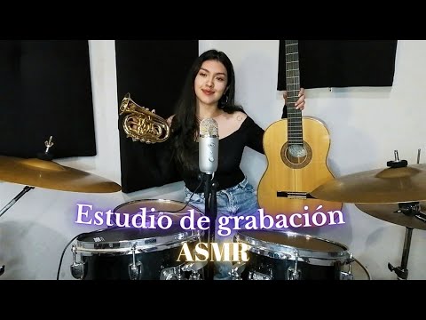 ASMR En ESTUDIO DE GRABACIÓN 🎶 Con diferentes INSTRUMENTOS MUSICALES 🎸