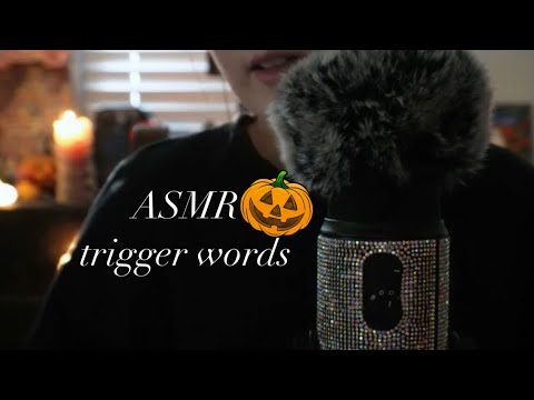 ASMR Trigger words🗣️ Halloween addition🦇🎃
