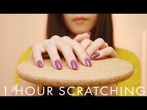 ASMR 1 Hour Scratching and Tracing Sounds (No Talking)