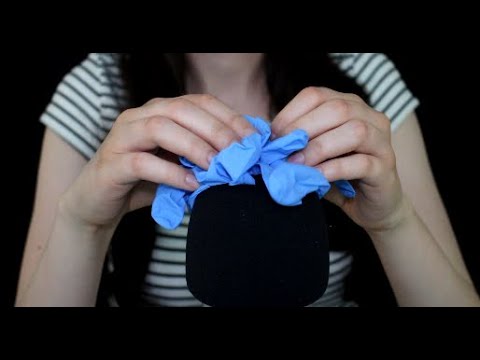 ASMR Fast Latex Gloves Sounds with Mic Touching (No Talking)