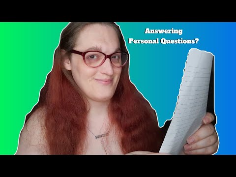 ASMR | Answering Your Personal Question's 📋✍