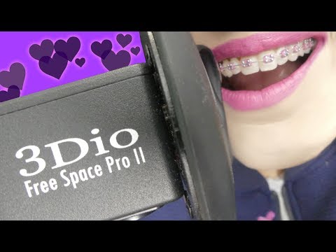 ASMR 3Dio Ear Sucking, Licking & Kissing Sounds!