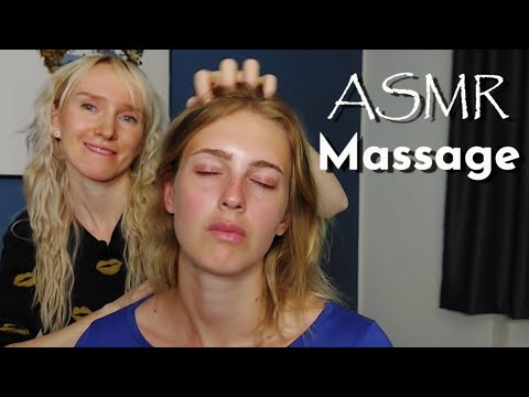ASMR Kopfmassage, Hairplay, Schultermassage (sanfte Stimme)