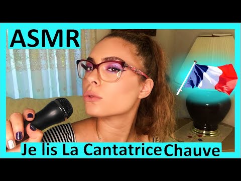 ASMR - Reading "La Cantatrice Chauve" - (Reading in French) Soft Spoken