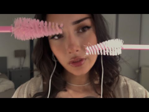 ASMR soft personal attention while you fall asleep ❤️ mouth sounds included