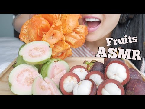 ASMR FRUITS *Jackfruits + Guava + Mangosteen (RELAXING EATING SOUNDS) NO TALKING | SAS-ASMR