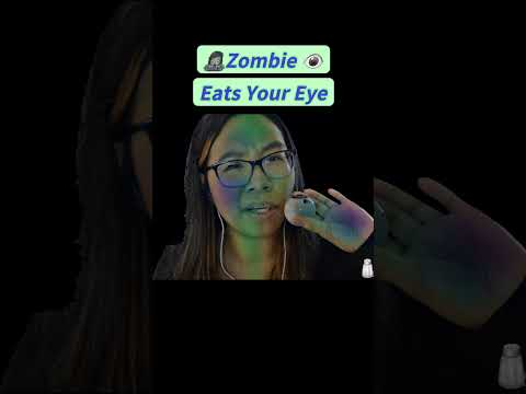 ASMR EATING YOU (Personal Attention, Brushing, Layered Sounds) 👁️🍴 #Shorts