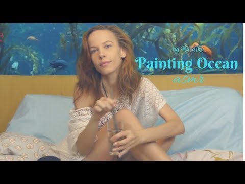 [ASMR][female] Oil Painting Time Lapse