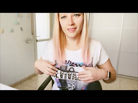 Scratching / tapping shirt and other triggers ASMR ( no talking )