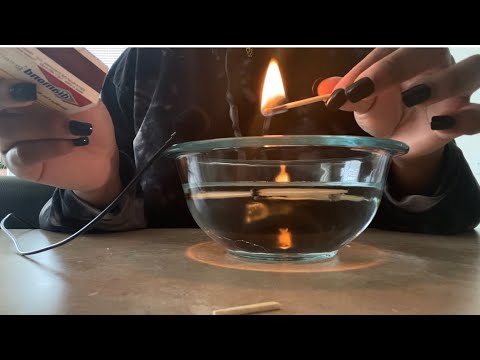 ASMR | Striking Matches | Dropping Them In Water | Kind Of A Hot Mess Lol