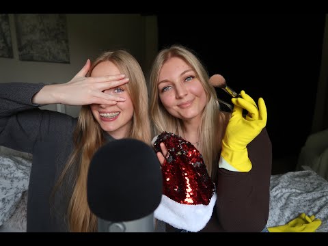 ASMR GUESS THE SOUNDS WITH MY BEST FRIEND ✨💕 |RelaxASMR