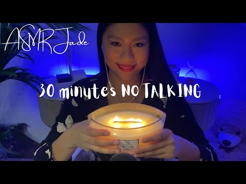 ASMR NO TALKING - best triggers for intense relaxation (silicone, q tips, bubble wrap, candle)