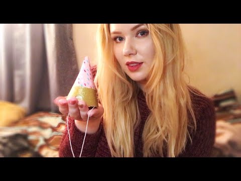 Tingly Birthday Present Sounds |ASMR| *tapping/scratching/other fun sounds!*