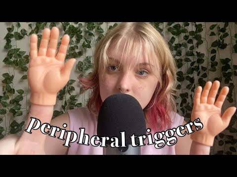 ASMR rare tingly triggers! peripheral triggers, peanut butter jelly, red light green light 👏🏻✨