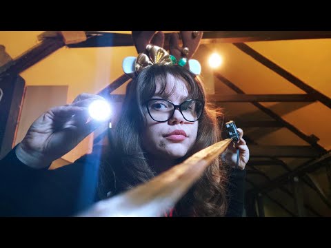 ASMR | Rudolph the Red-Nosed Reindeer Examining You To Become Santa's Reindeer 👁️💤